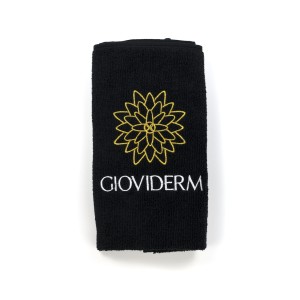 Ręcznik czarny 50x30 z Twoim Logo 