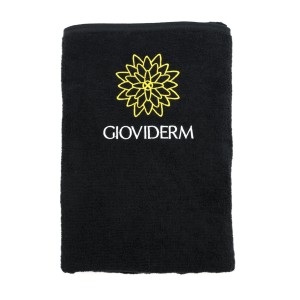 Ręcznik czarny  70x140 z Twoim Logo 