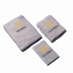 Komplet ręczników Popiel 3 szt. z Twoim Logo