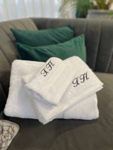 Ręcznik PREMIUM 70x140 biały z Twoim Logo